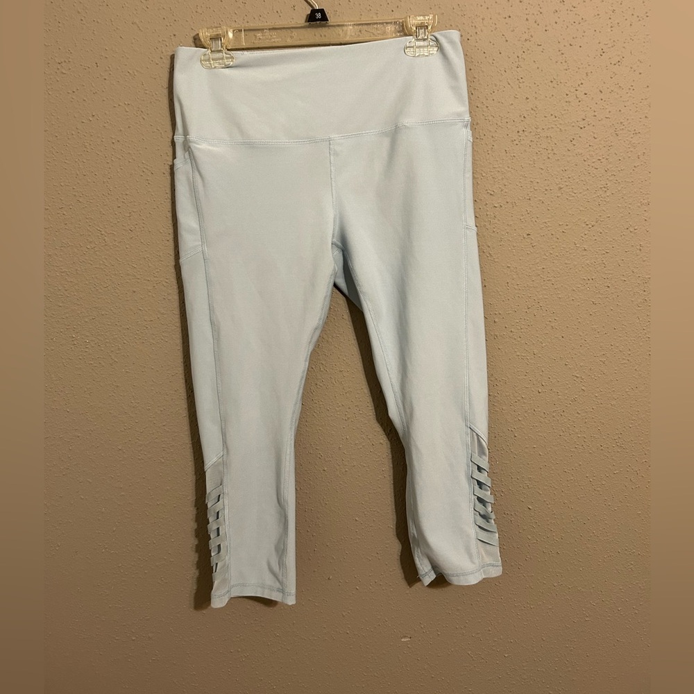 RBX Sky Blue Activewear Leggings. Size Women’s LG.